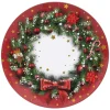 Vaisselle De Noël|Feeric Lights & Christmas Lot de 12 dessous d'assiette Couronne Rouge