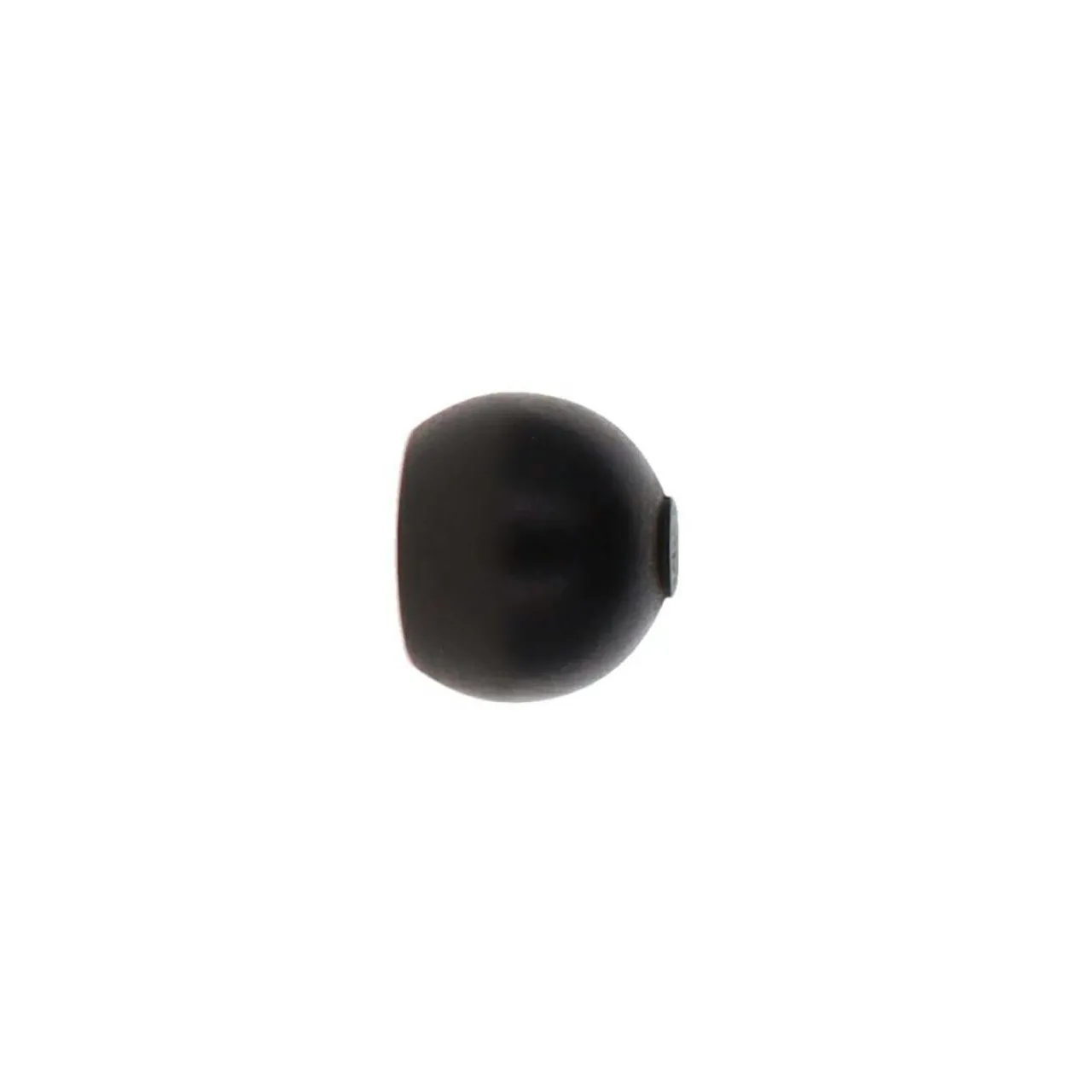 Tringle À Rideau, Barre Et Support|LUANCE Lot de 2 embouts tringle bois (D28 mm) Nils boule mat Noir