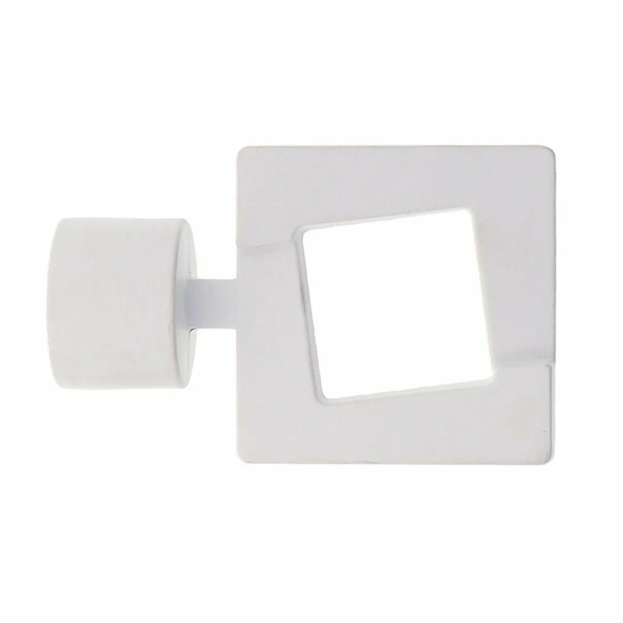 Tringle À Rideau, Barre Et Support|LUANCE Lot de 2 embouts tringle (D28 mm) Lino Upper east side mat Blanc