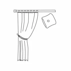 Tringle À Rideau, Barre Et Support|LUANCE Lot de 2 embouts tringle (D20 mm) Jim Bouchons mat Argent