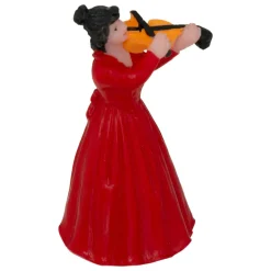 Personnage Et Accessoire Pour Village|JJA Lot de 5 figurines et accessoires pour village (H22 cm) Musique et kiosque Multicolore