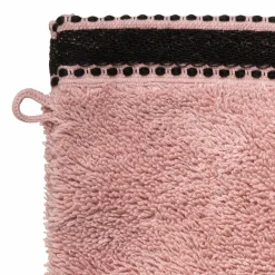 Linge De Bain|Gant De Toilette|ATMOSPHERA Lot de 2 gants de toilette coton (15 x 21 cm) Joia Rose