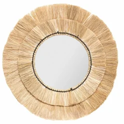 Miroir|ATMOSPHERA Lot de 3 miroirs (D20-30-40 cm) Alba Naturel