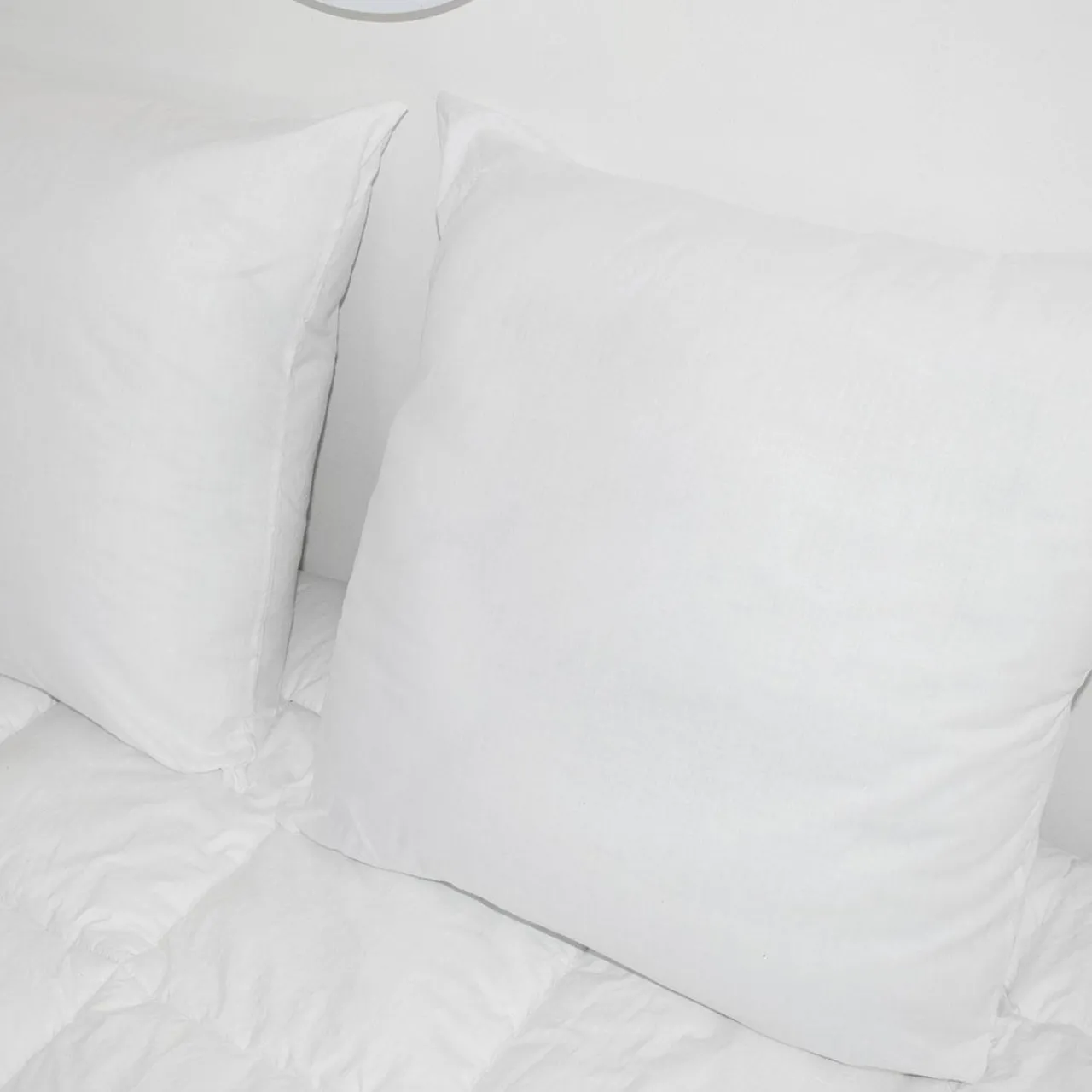 Couette, Oreiller, Traversin|EMINZA Lot de 2 oreillers rectangulaires moelleux (45 x 70 cm) Volume Blanc