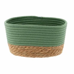 Panier Et Organisateur|Accessoire Salle De Bain|TENDANCE Lot de 3 paniers de rangement (H13 cm) Timeless Vert Vert kaki