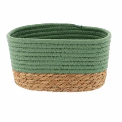 Panier Et Organisateur|Accessoire Salle De Bain|TENDANCE Lot de 3 paniers de rangement (H13 cm) Timeless Vert Vert kaki