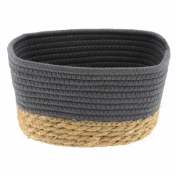 Panier Et Organisateur|Accessoire Salle De Bain|TENDANCE Lot de 3 paniers de rangement (H13 cm) Timeless Gris