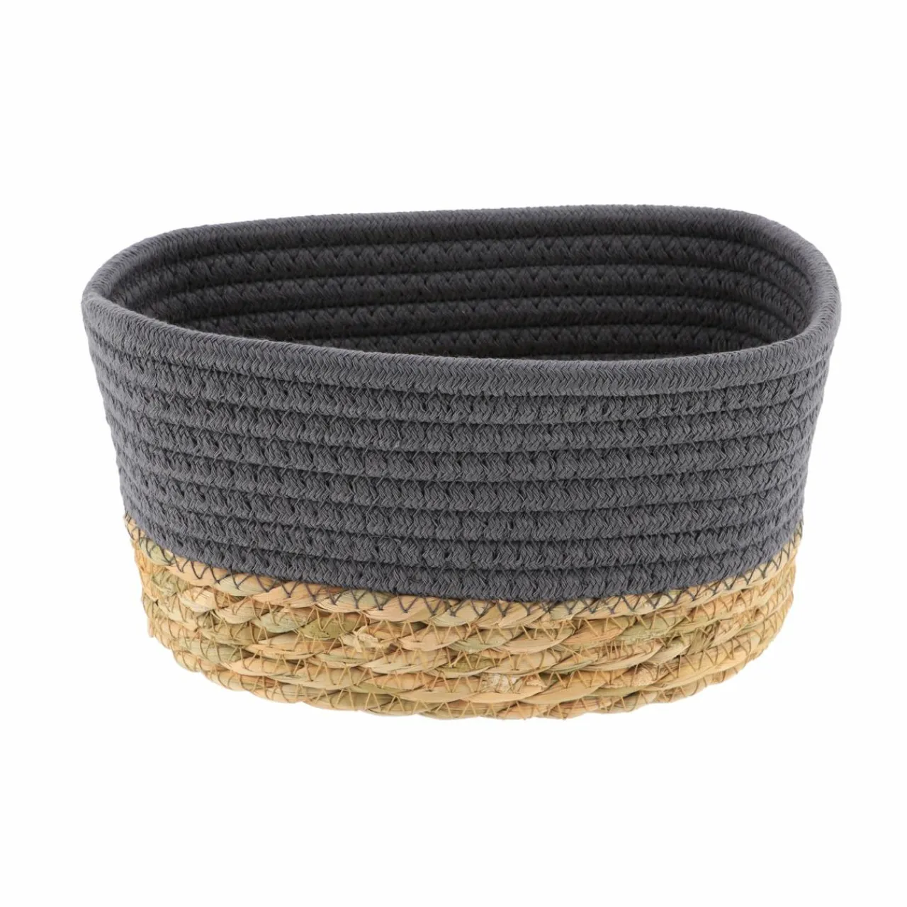 Panier Et Organisateur|Accessoire Salle De Bain|TENDANCE Lot de 3 paniers de rangement (H13 cm) Timeless Gris