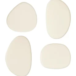 Rangement D'Entrée|Atmosphera, cru017dateur d'intu017drieur Lot de 4 patères murales bois (H10 cm) Karen Ivoire