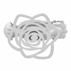 Embrasse, Pince Et Anneaux|LUANCE Lot de 2 pinces rideaux Lina hes Blanc