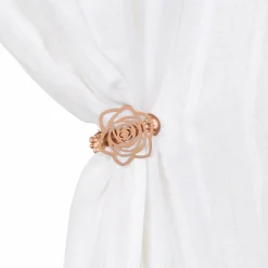 Embrasse, Pince Et Anneaux|LUANCE Lot de 2 pinces rideaux Lina Cuivre