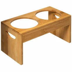 Rangement Et Organisateur|5 Five Simply Smart Lot de 2 pots à ustensiles Siao Inox et bambou Naturel