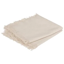 Serviette De Table|ATMOSPHERA Lot de 2 serviettes coton (40 x 40 cm) Maha hes Blanc