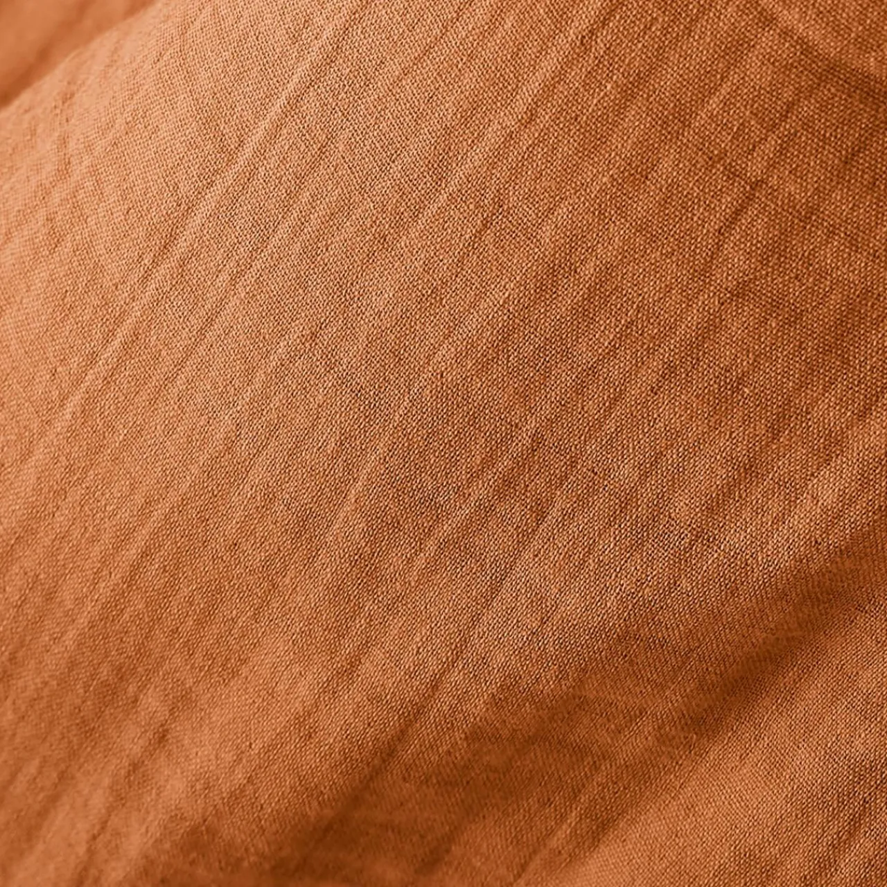 Serviette De Table|EMINZA Lot de 3 serviettes gaze de coton (40 x 40 cm) Gaïa Abricot