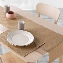 Chemin Et Set De Table|DOUCEUR D'INTERIEUR Lot de 2 sets de table jute (33 x 45 cm) Modalie Beige