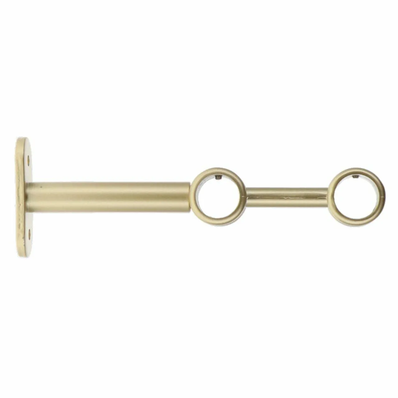 Tringle Plafond|Tringle À Rideau, Barre Et Support|LUANCE Lot de 2 suppts tringles doubles (L150 / D20) Jim Or