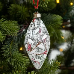 Décoration De Sapin|KAEMINGK Lot de 2 suspensions en verre (H13 cm) Branches Transparent