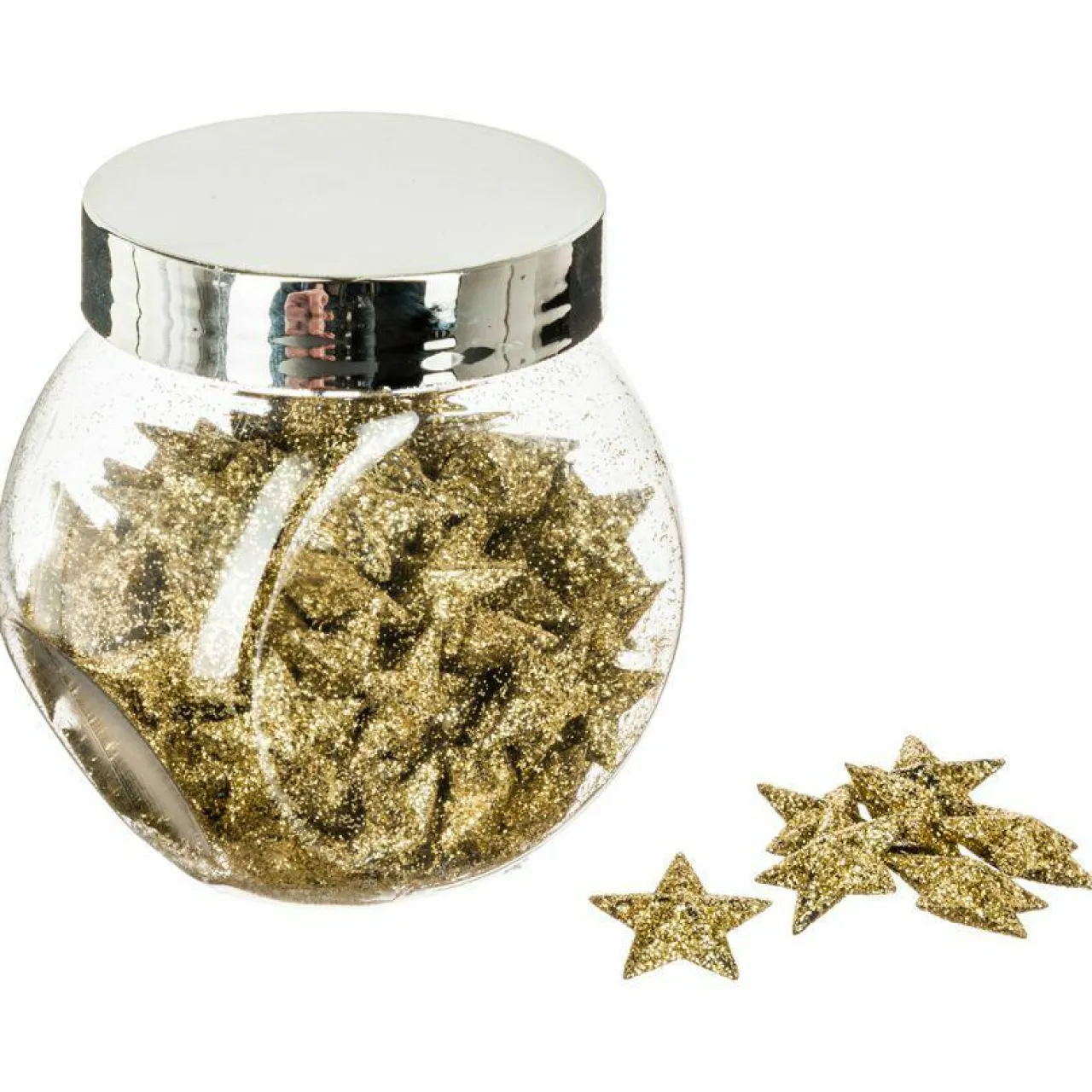 Déco De Table|Feeric Lights & Christmas Lot de 100 étoiles à parsemer Or