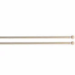 Tringle Voilage Et Support|LUANCE Lot de 2 tringles voilage extensibles rondes (L40 à 600 cm) Rona Or