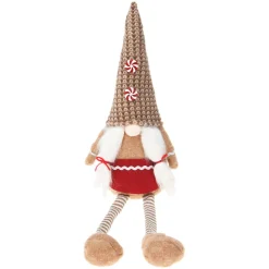 Père Noël, Animaux Et Personnage|KOOPMAN Lutin de Noël assis (H57 cm) Miss Caramélio Beige