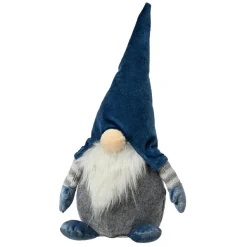 Père Noël, Animaux Et Personnage|KAEMINGK Lutin de Noël (H30 cm) Hugues chapeau pointu Bleu