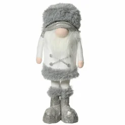 Père Noël, Animaux Et Personnage|KAEMINGK Lutin de Noël (H45 cm) Malin Gris
