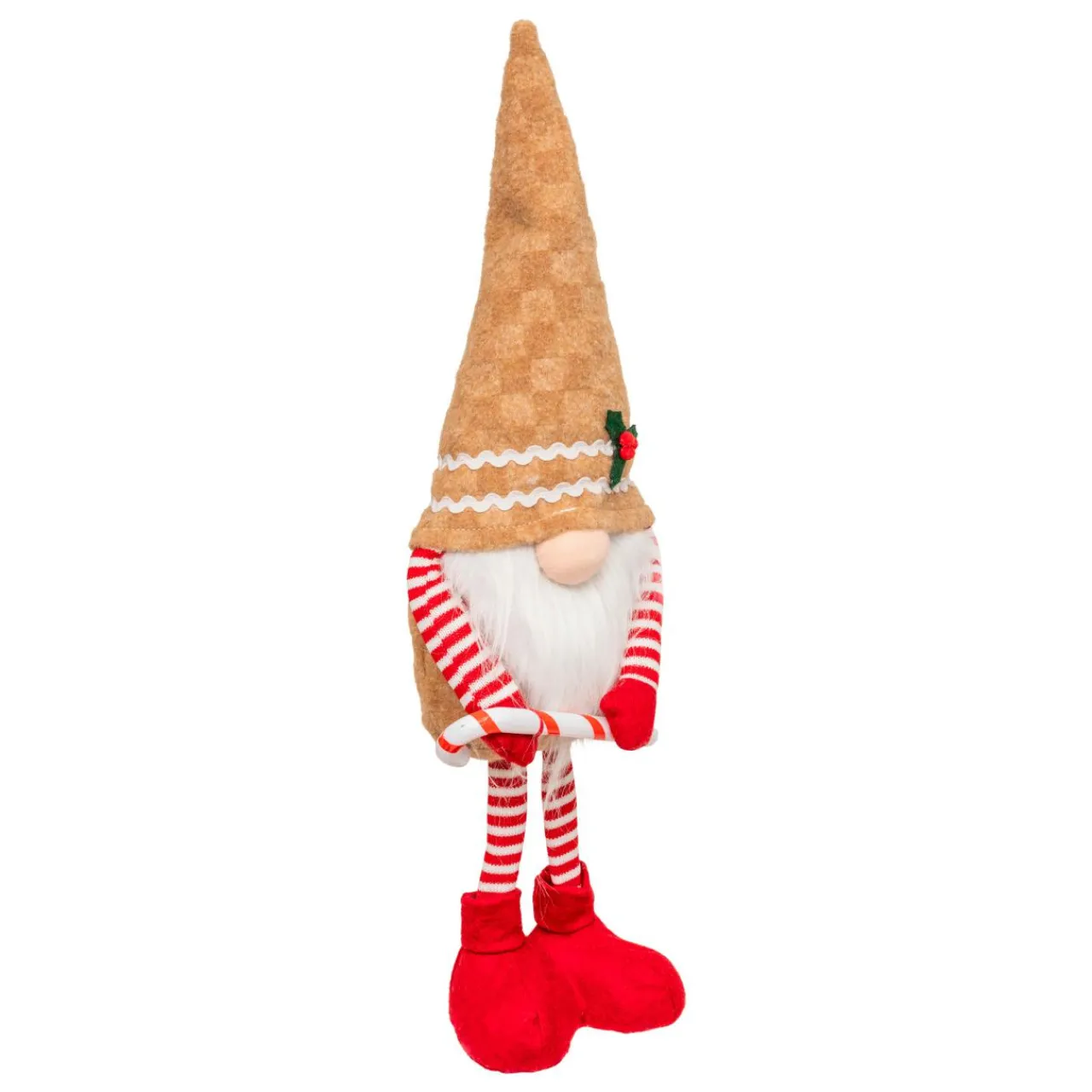 Père Noël, Animaux Et Personnage|JJA Lutin debout (H50 cm) Gourmand Pain d'épices Marron clair