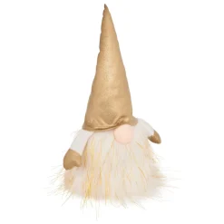 Père Noël, Animaux Et Personnage|Déco Et Objet Lumineux|JJA Lutin lumineux à piles (H40 cm) Rémi et bonnet Dé Or