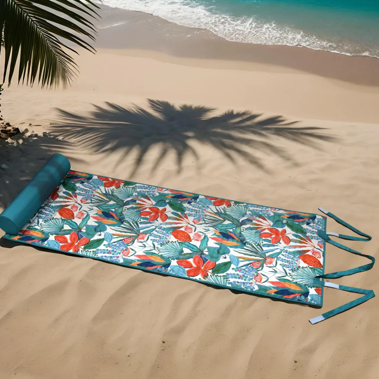 Coussin De Transat|STOF Matelas de plage enroulable (L150 cm) Mandali Multicolore