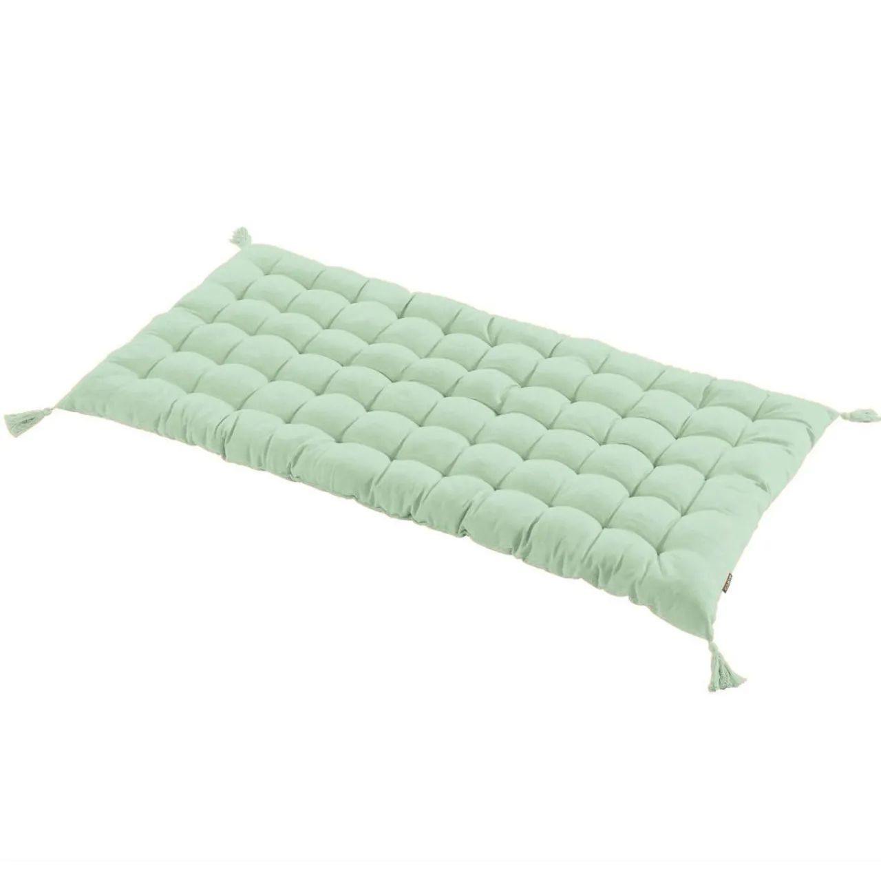 Coussin De Sol|EMINZA Matelas de sol coton (120 x 60 cm) Pixel Vert menthe