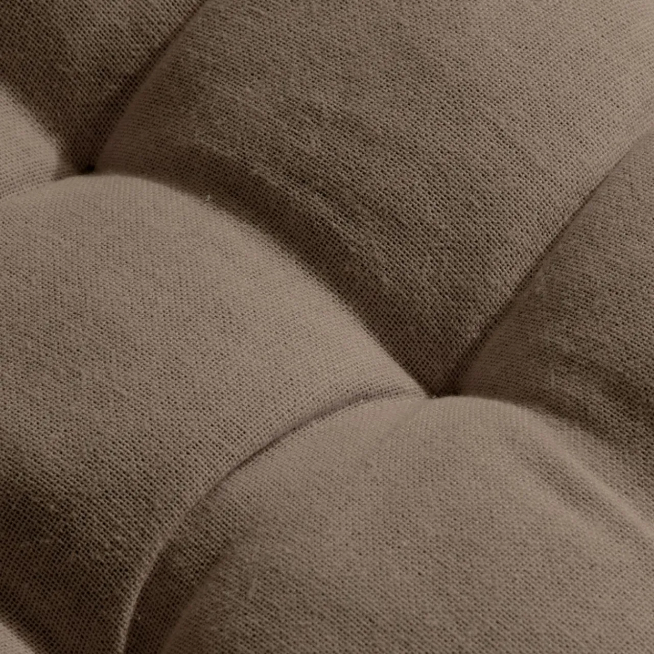 Coussin De Sol|EMINZA Matelas de sol coton (120 x 60 cm) Pixel Taupe