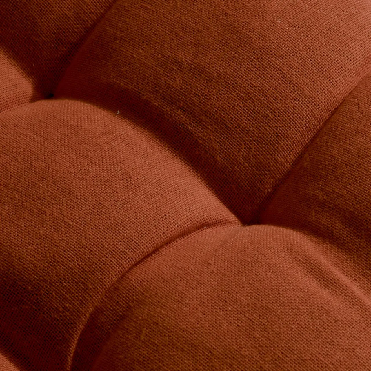 Coussin De Sol|EMINZA Matelas de sol coton (120 x 60 cm) Pixel Terracotta