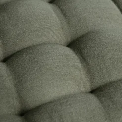 Coussin De Sol|EMINZA Matelas de sol gaze de coton (60 x 120 cm) Gaïa Vert romarin