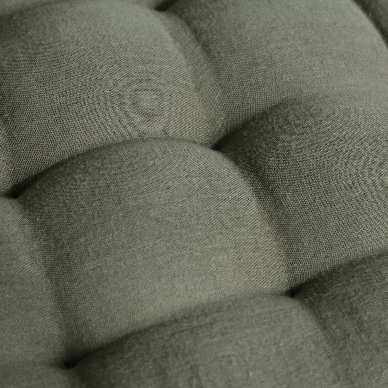 Coussin De Sol|EMINZA Matelas de sol gaze de coton (60 x 120 cm) Gaïa Vert romarin