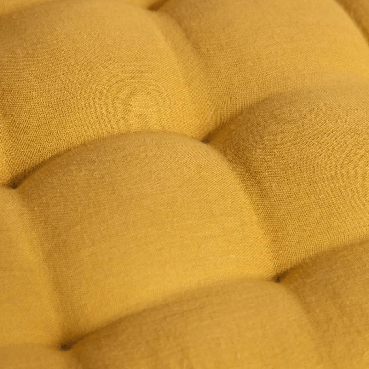 Coussin De Sol|EMINZA Matelas de sol gaze de coton (60 x 120 cm) Gaïa Jaune safran