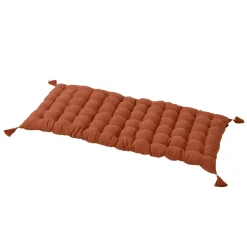 Coussin De Sol|EMINZA Matelas de sol gaze de coton (60 x 120 cm) Gaïa Terracotta
