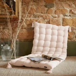 Coussin De Sol|EMINZA Matelas de sol gaze de coton (60 x 120 cm) Gaïa Rose poudré