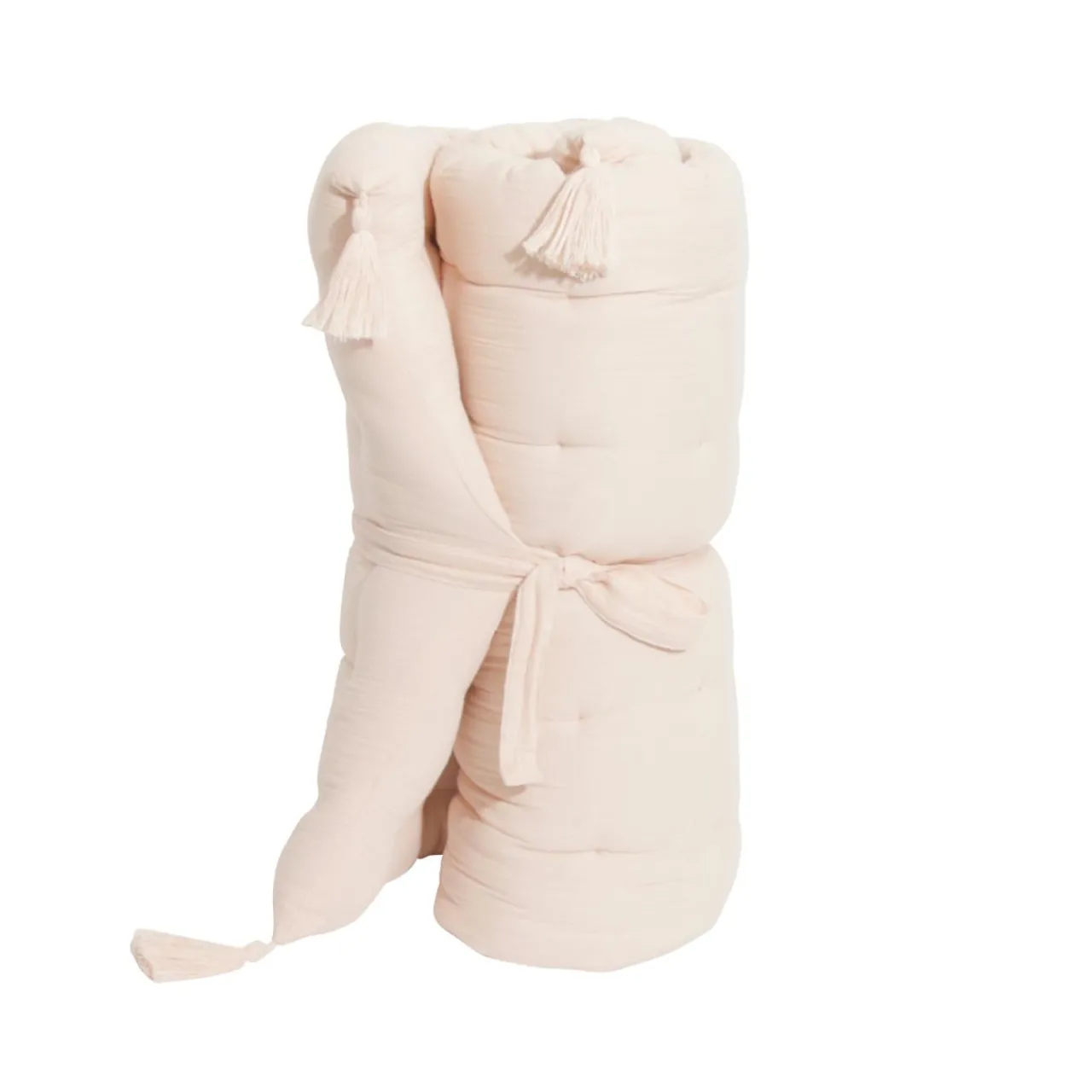 Coussin De Sol|EMINZA Matelas de sol gaze de coton (60 x 120 cm) Gaïa Rose poudré