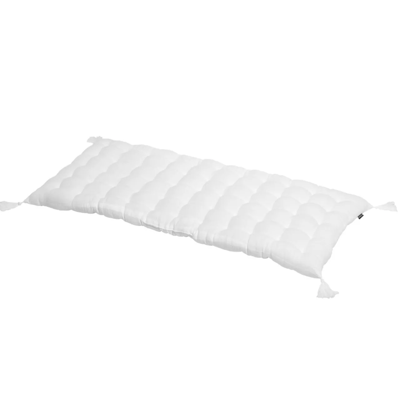 Coussin De Sol|EMINZA Matelas de sol gaze de coton (60 x 120 cm) Gaïa chantilly Blanc