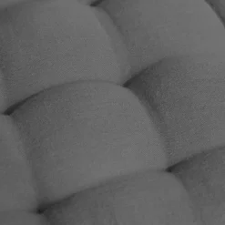 Coussin De Sol|EMINZA Matelas de sol gaze de coton (60 x 120 cm) Gaïa Gris granit Gris foncé