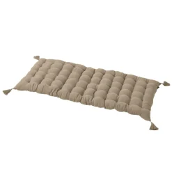 Coussin De Sol|EMINZA Matelas de sol gaze de coton (60 x 120 cm) Gaïa Ficelle