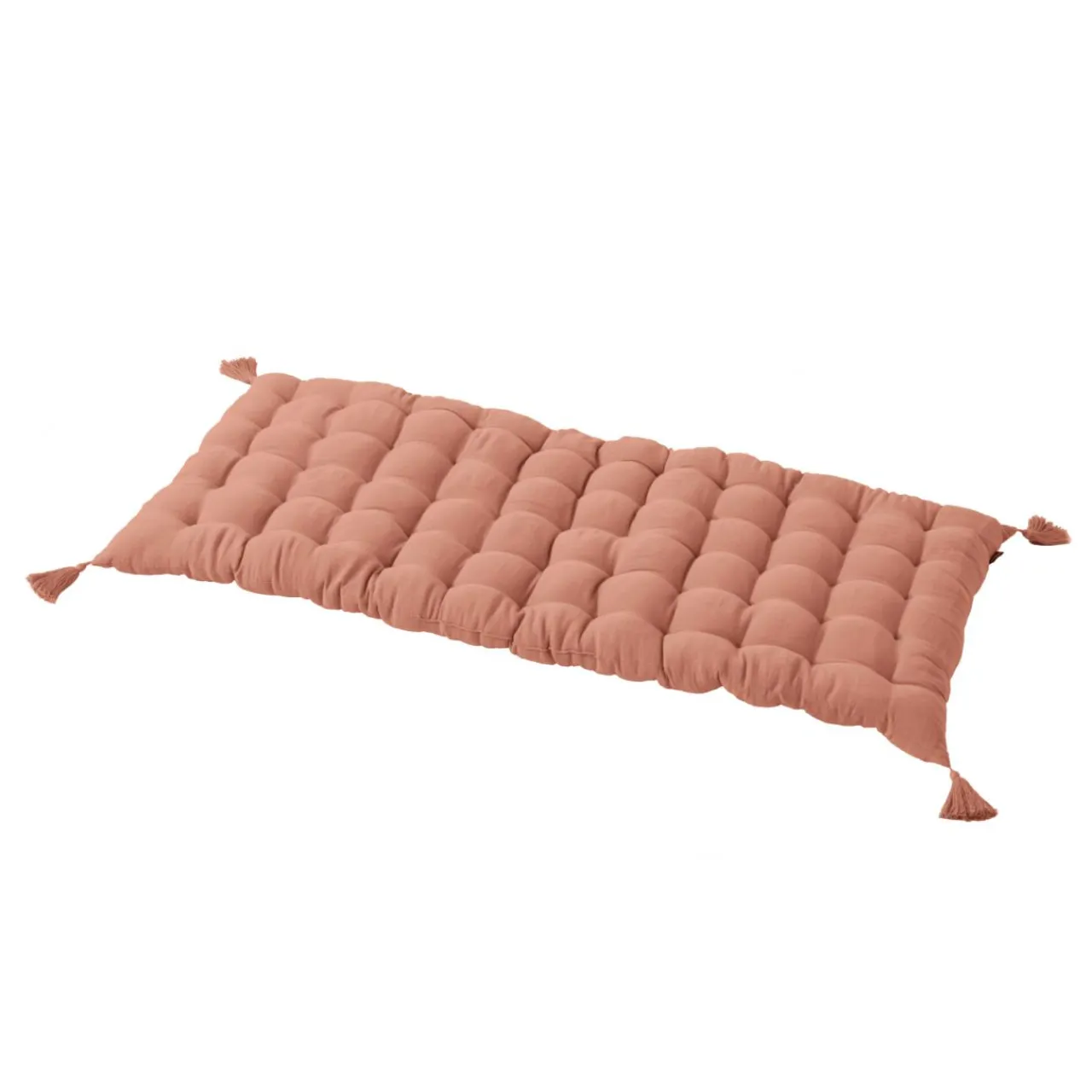Coussin De Sol|EMINZA Matelas de sol gaze de coton (60 x 120 cm) Gaïa Rose Pêche