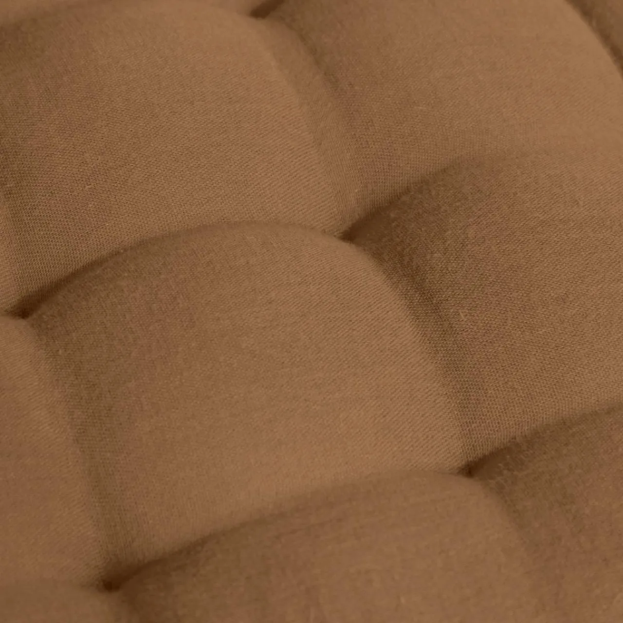 Coussin De Sol|EMINZA Matelas de sol gaze de coton (60 x 120 cm) Gaïa Camel