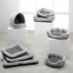 Panier, Coussin Et Plaid|LOVE STORY Matelas pour chat et chien Graphène L60 cm Gris