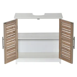 Meuble Salle De Bain|Rangement Salle De Bain|TENDANCE Meuble dessous lavabo (60 x H70 cm) Stockholm Bois