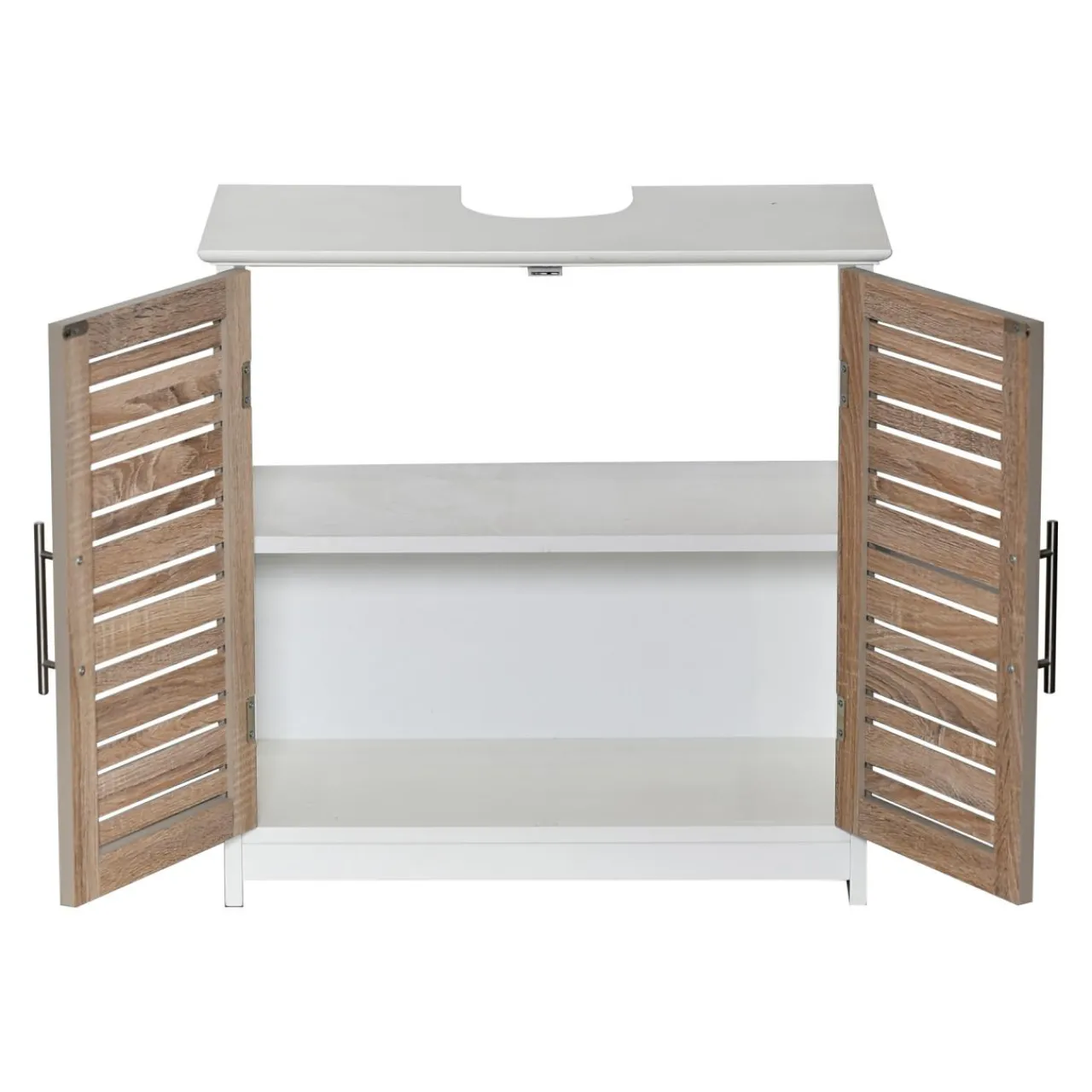 Meuble Salle De Bain|Rangement Salle De Bain|TENDANCE Meuble dessous lavabo (60 x H70 cm) Stockholm Bois