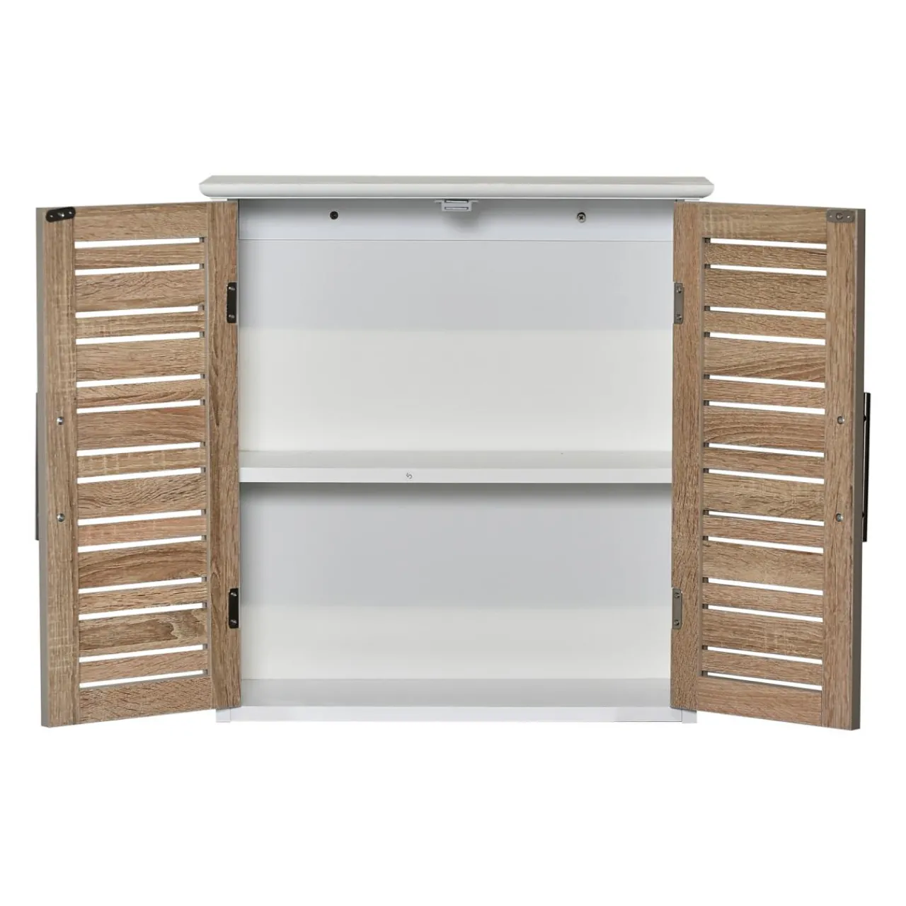 Meuble Salle De Bain|Rangement Salle De Bain|TENDANCE Meuble haut de salle de bain (52 x H55 cm) Stockholm Bois