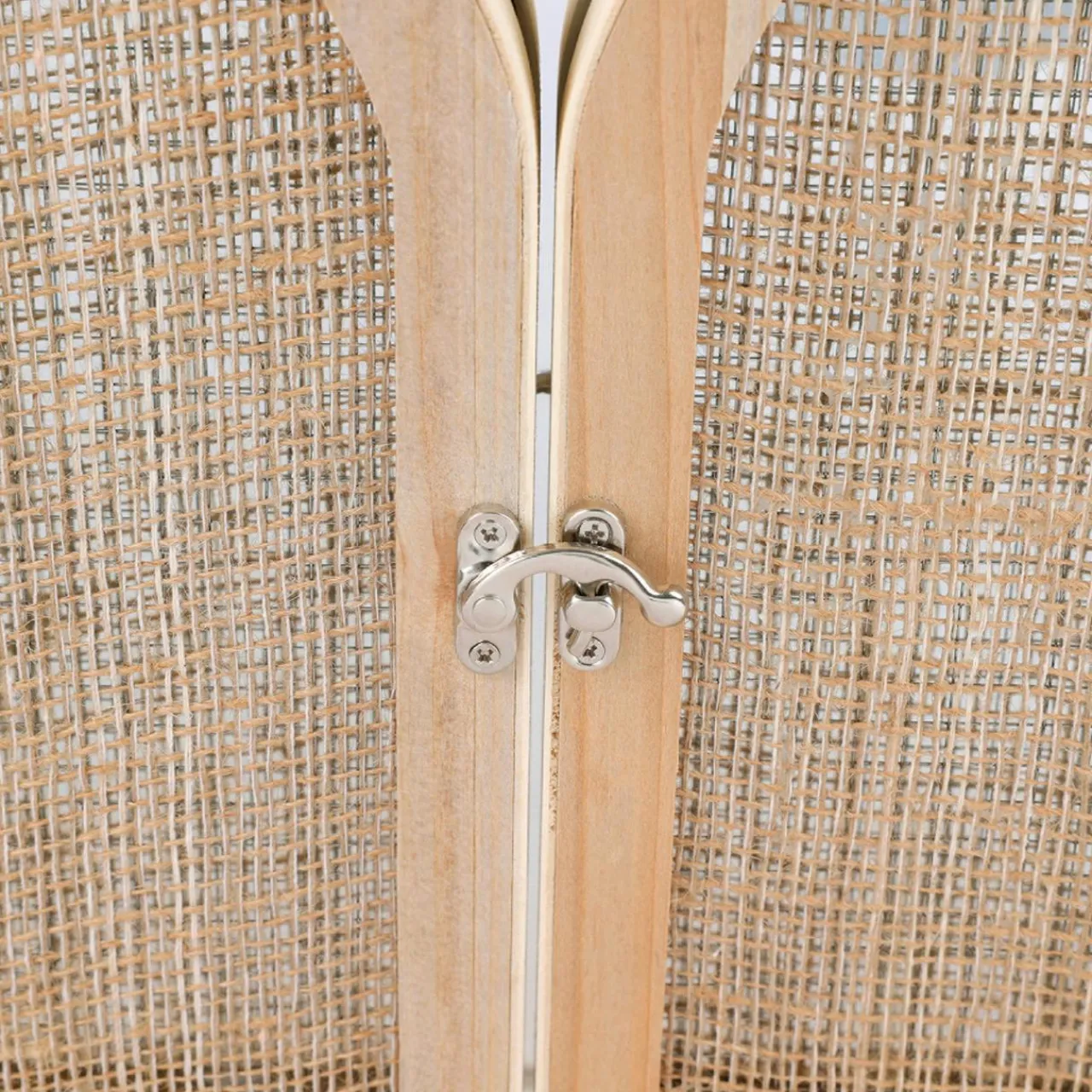 Miroir|OSTARIA Miroir mural en bois (H45 cm) Porte battante Naturel