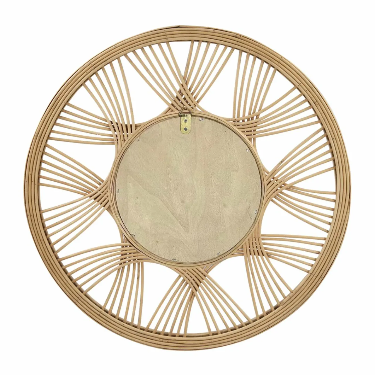 Miroir|EMINZA Miroir mural rotin rond (D45 cm) Honiara Naturel