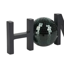 Objet Déco|OSTARIA Mot à poser en Bois Home Noir